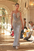 Crystal Silver Bloom Gown