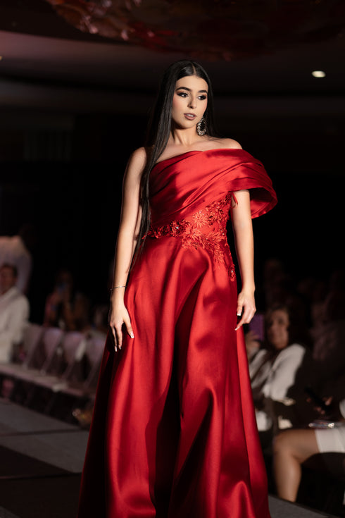 Crimson Dress FW24