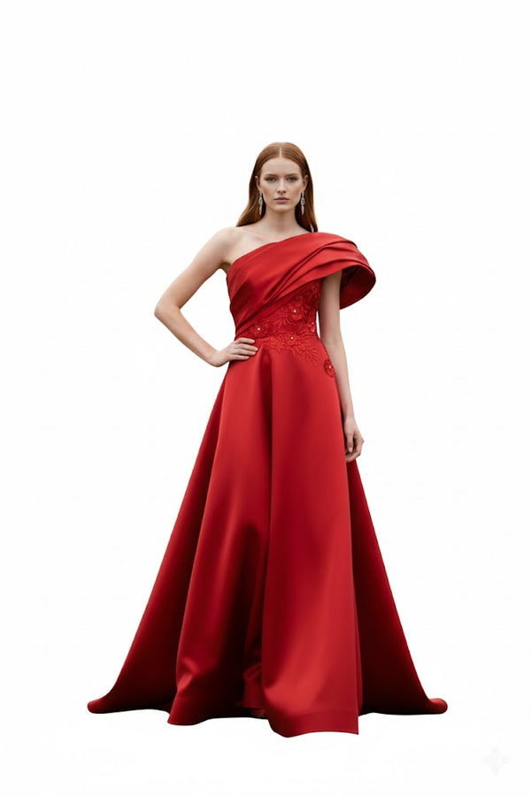 Crimson Dress FW24