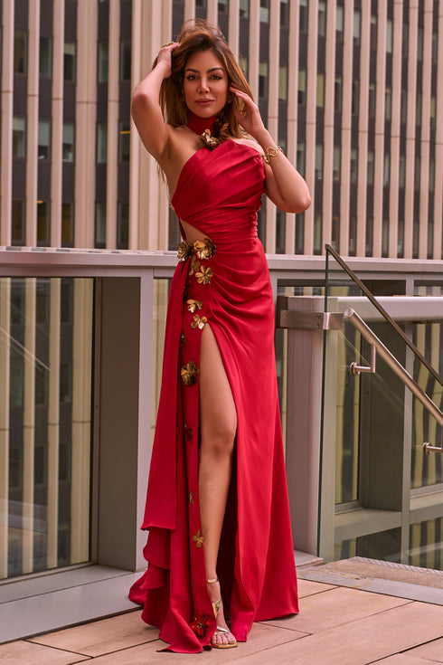 Golden Bloom Dress FW2024