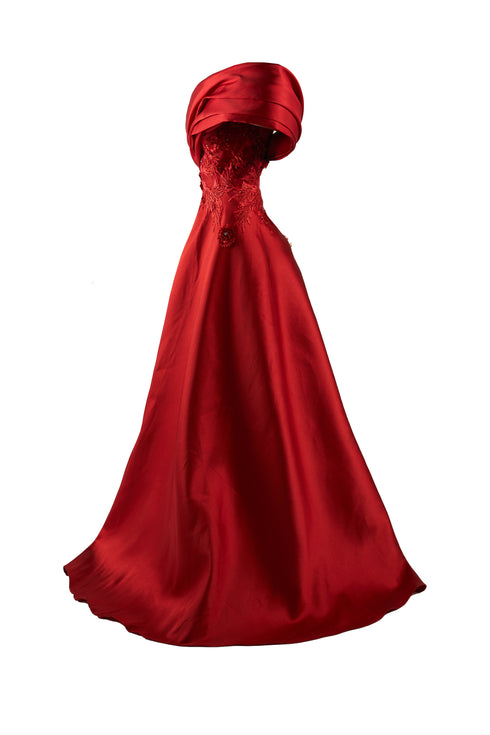 Crimson Dress FW24
