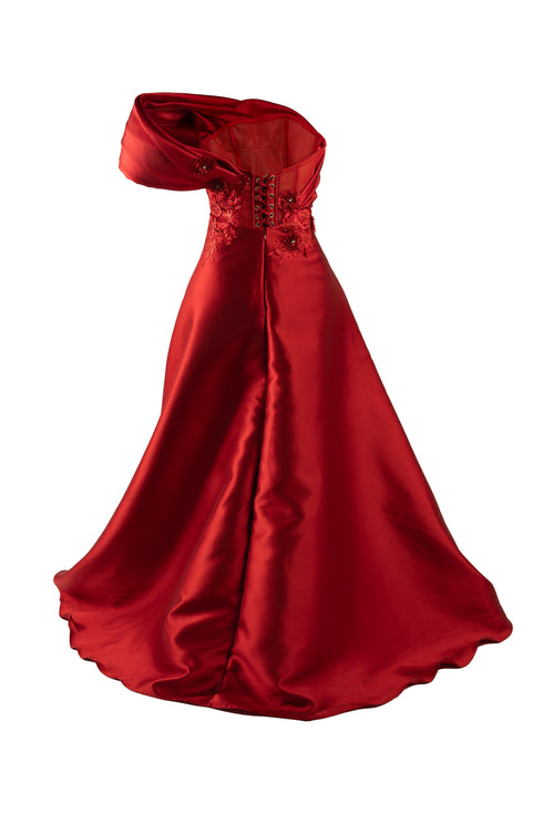 Crimson Dress FW24